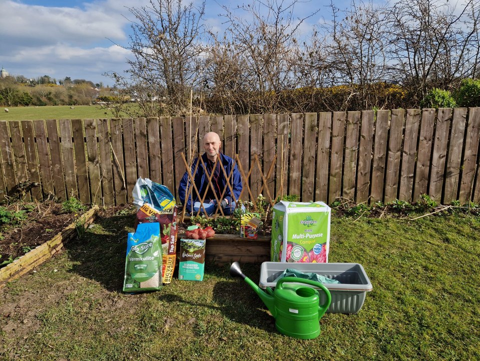 Sowing seed potatoes, beans and carrots outdoors