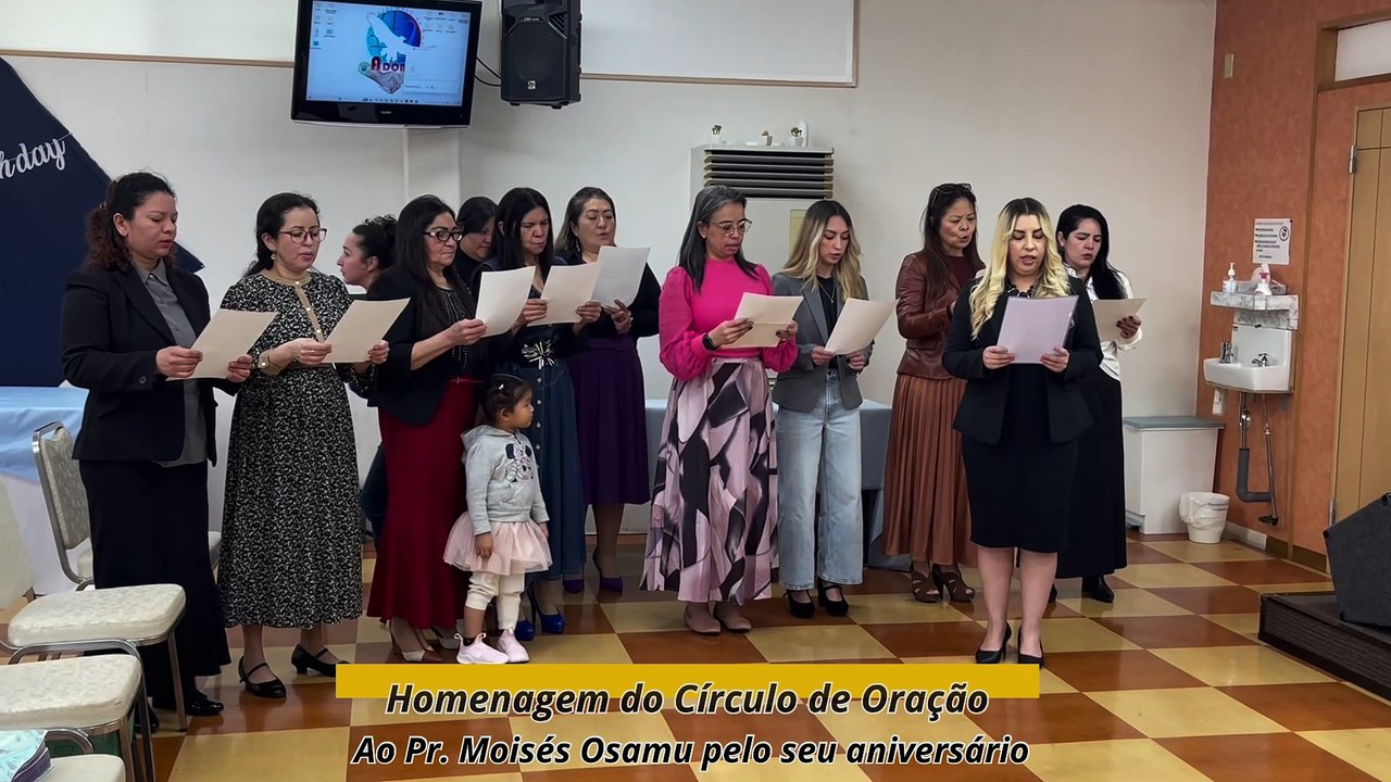 Círculo de Oração e Crianças homenagem Pr Osamo - Culto 23.10.2025 - ADOMJ-Oizumi