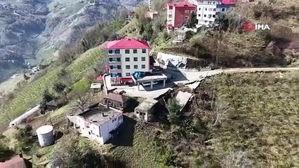Trabzon'da heyelan alarmı! 100 kişinin yaşadığı bölge risk altında