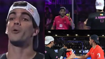 Reencuentro tenso entre Galán y Lebrón con pique desde el calentamiento: "¿Te he dicho algo malo?"