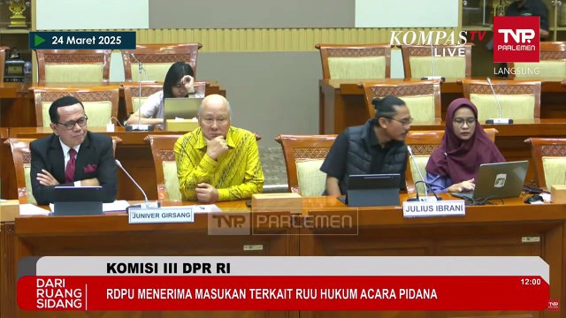 RUU KUHAP, Komisi III DPR: Pasal Penghinaan Presiden Bisa Diselesaikan Lewat Restorative Justice