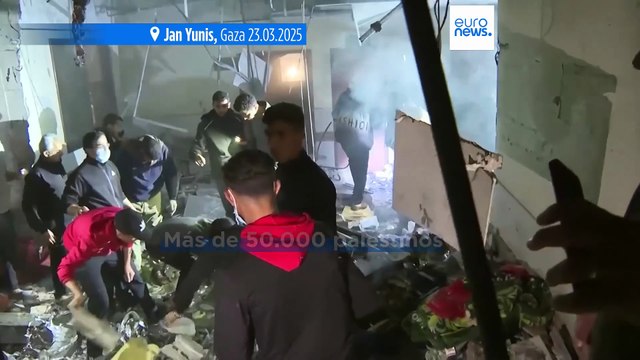 Un ataque aéreo israelí contra el hospital Nasser de Jan Yunis deja 2 muertos y provoca un incendio