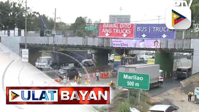 Pagsasaayos ng Marilao Interchange bridge, sisikaping matapos ngayong Biyernes, March 28.