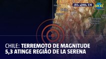 Terremoto de magnitude 5,3 atinge o Chile