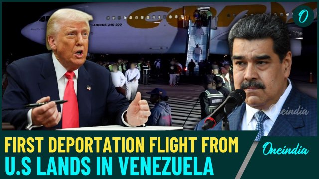 TRUMP MASS DEPORTATION Resumes| Deportation Flight Lands in Venezuela | 199 Migrants Sent Back