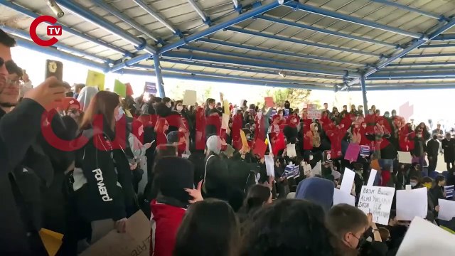 Marmara Üniversitesi göztepe kampüsüne öğrencilere polis ablukas