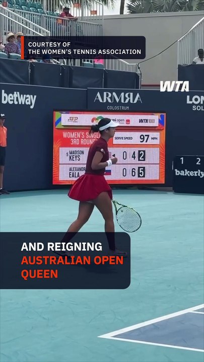 Amazing Alex: Eala stuns world No. 5 Madison Keys in Miami Open