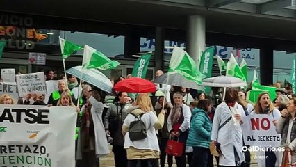 Primera huelga en la historia de la Atención Primaria aragonesa: “Es una vergüenza lo que nos quieren imponer”