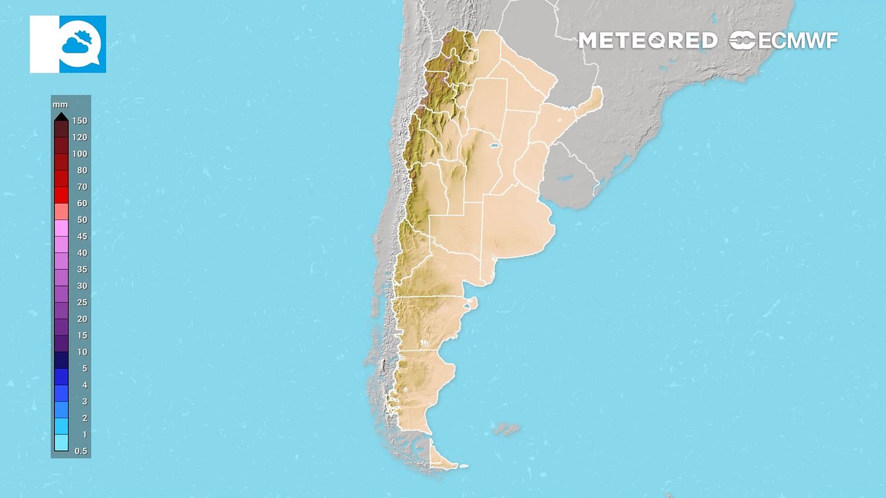 La última semana de marzo continuará con tiempo muy húmedo en Argentina, con frecuentes lluvias y tormentas
