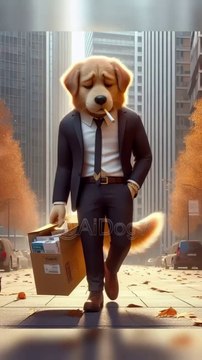 Sad story of cute dog 😢 _ai _dog _aidog _cute _puppy _aiart _funny _story _cancer(720P_HD)