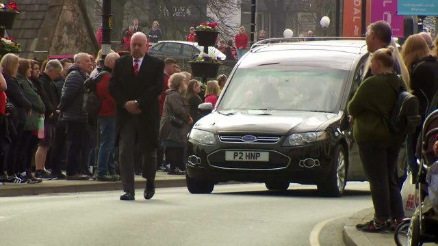 Mourners line streets for Poppy Atkinson funeral