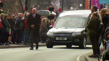 Mourners line streets for Poppy Atkinson funeral