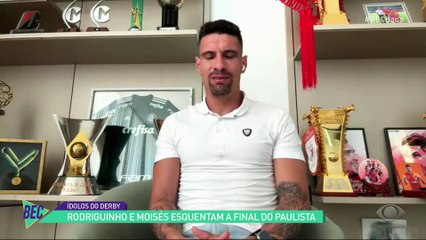 Rodriguinho e Moisés dão palpites sobre a final entre Corinthians e Palmeiras