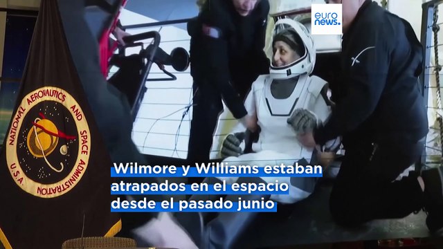 Los astronautas de la NASA ya están en la Tierra tras 9 meses de odisea en el espacio