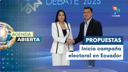 Agenda Abierta 24-03 Debate presidencial entre candidatos de Ecuador