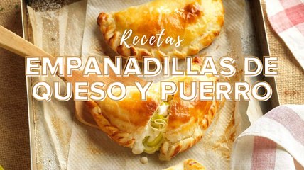 Receta: empanadillas de queso y puerro