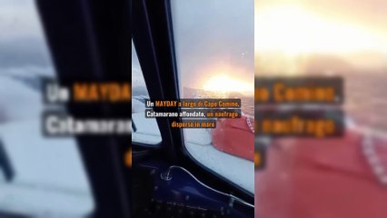 Naufragio al largo delle coste della Baronia, le spettacolari immagini del salvataggio