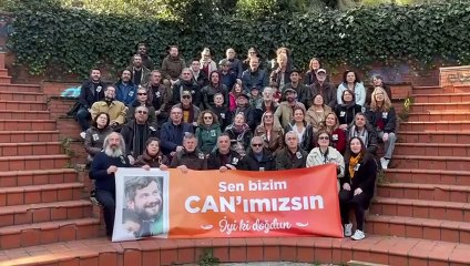 Arkadaşları Can Atalay’ın doğum gününü kutladı