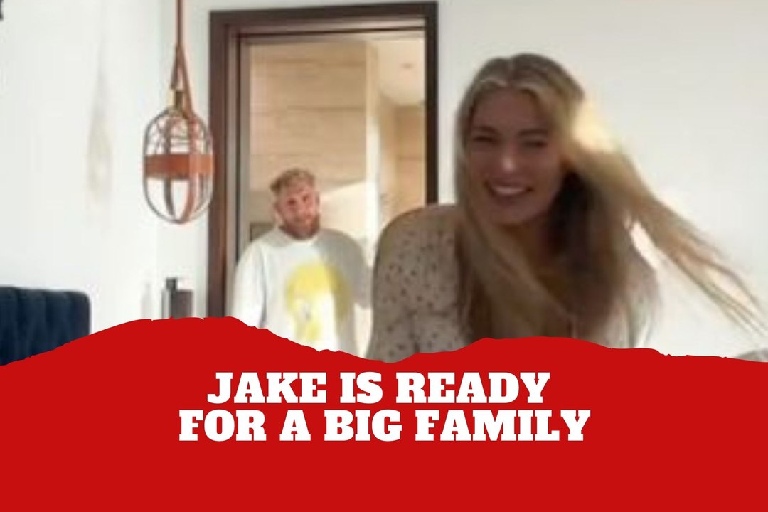 Jake Paul seems unbothered after finding his fiancée making a TikTok in their bed