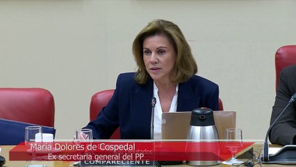 Cospedal duda de la existencia de la policía patriótica