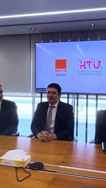 تابع الرئيس التنفيذي لأورنج الأردن، مسيرة الطلبة المستفيدين من منح نفرح بالحسين