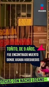 VIDEO: ¡A metros de su casa! ‘Toñito’ un niño salió a jugar videojuegos y fue hallado sin vida