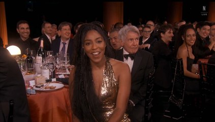 Harrison Ford Caught Snacking at the SAG Awards