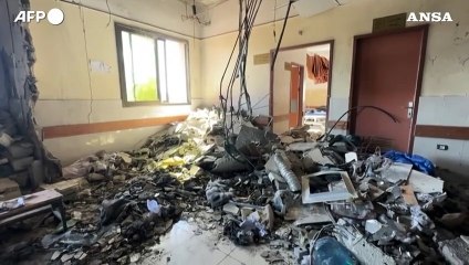 Ospedale Nasser di Khan Yunis parzialmente fuori uso dopo il raid