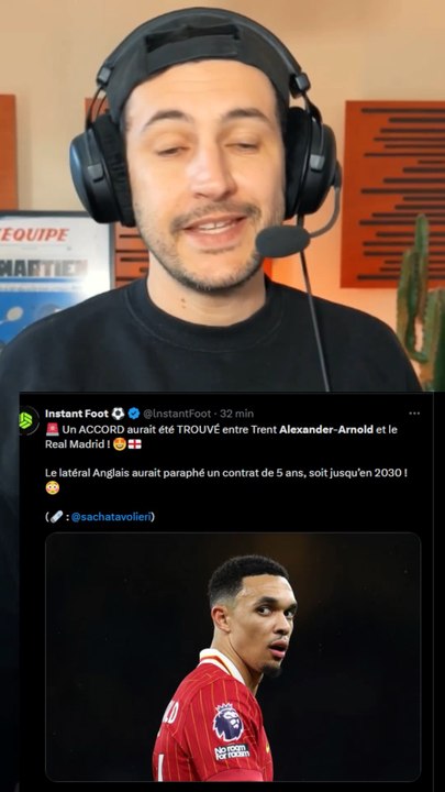 🔥 Alexander Arnold devrait signer au Real Madrid jusqu’en 2030 ! #real #realmadrid #mercato #alexanderarnold