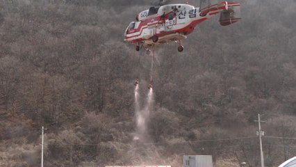 바람 더 강해지며 또 '도깨비불'...절실해지는 모레 '단비' / YTN