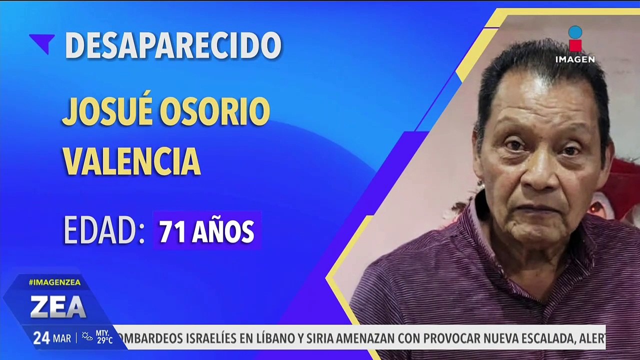 Buscan a Josué Osorio Valencia, desapareció en la alcaldía Gustavo A. Madero, CDMX
