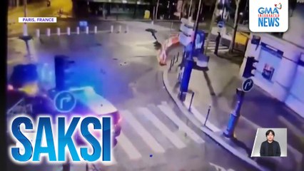 Paghabol ng mga pulis sa isang sasakyan, nauwi sa karambola; 13 sugatan | Saksi