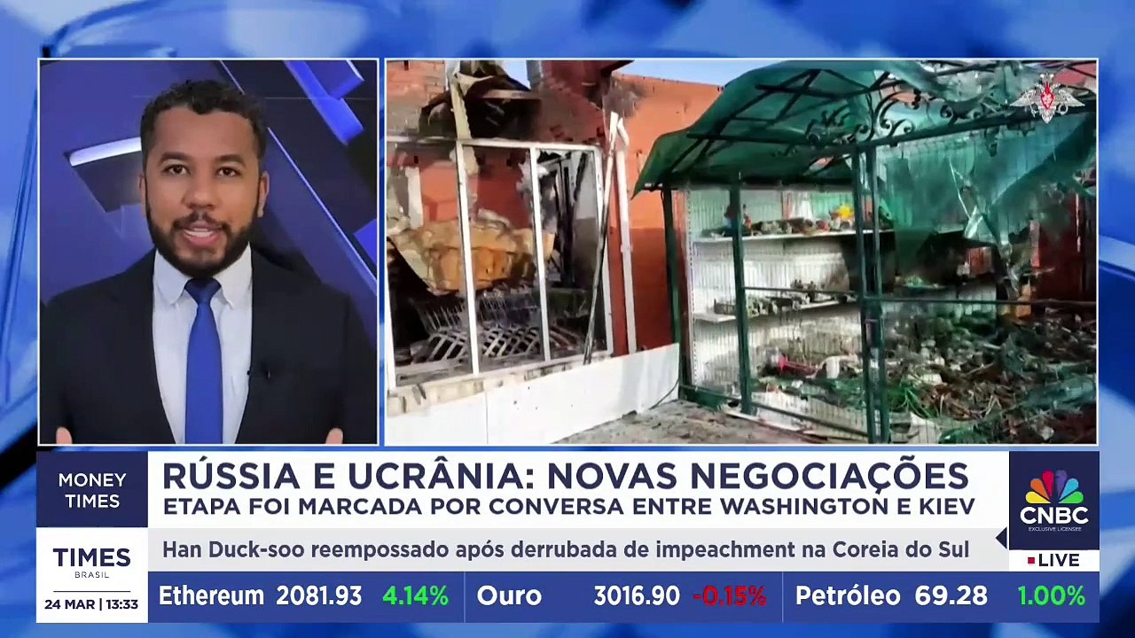 EUA e Rússia negociam cessar-fogo na Ucrânia em encontro na Arábia Saudita; Renan de Souza detalha