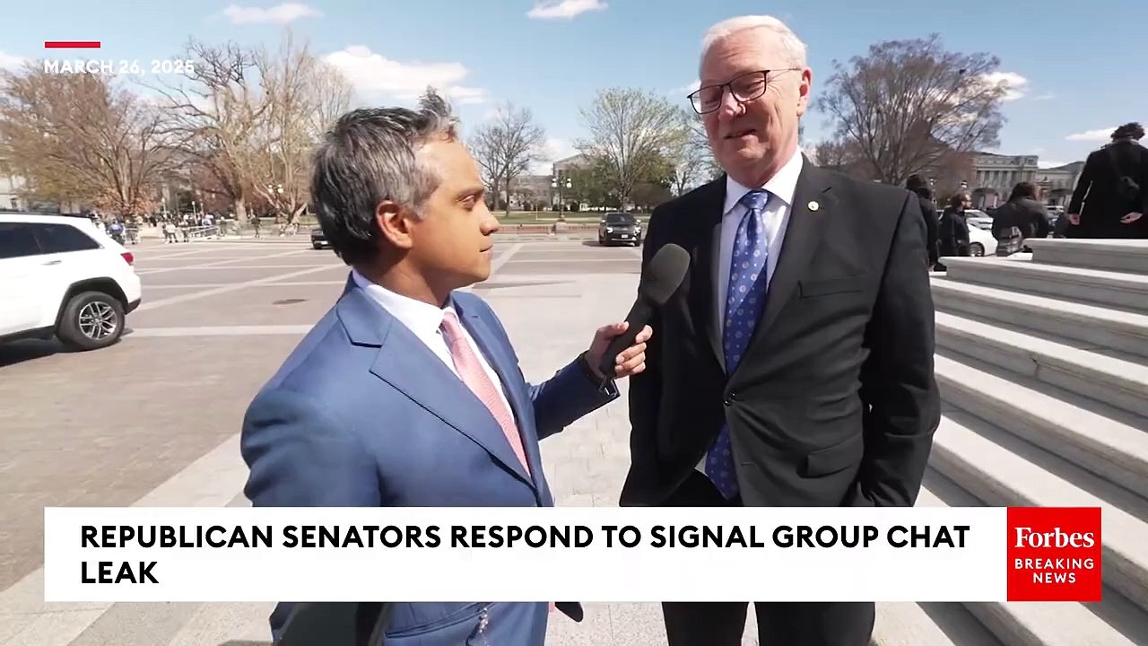 GOP Senators Express Concern Over Trump Officials' Signal Chat Leak: 'Does It Concern Me—Hell Yes'