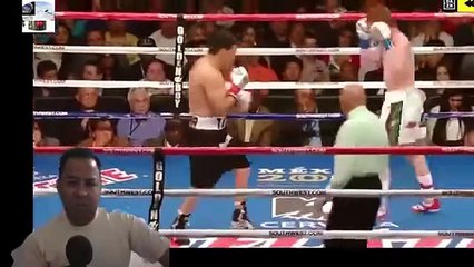 canelo era un novato pero noquea a veterano   Carlos Baldomir Argentina vs Canelo Alvarez Mexico