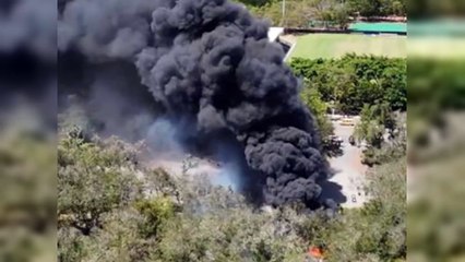 Se produce incendio cerca del Parque del Este