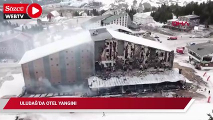 Uludağ’da otel yangını