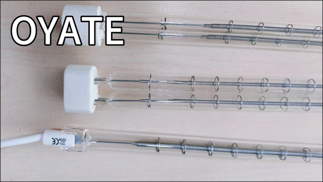 457mm 220v 4000w High quality OYATE customize halogen infrared heating elements IR lamps for optical fiber industrial