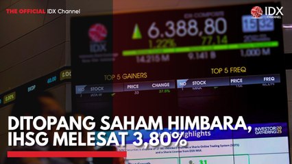 Ditopang Saham Himbara, IHSG Melesat 3,80%