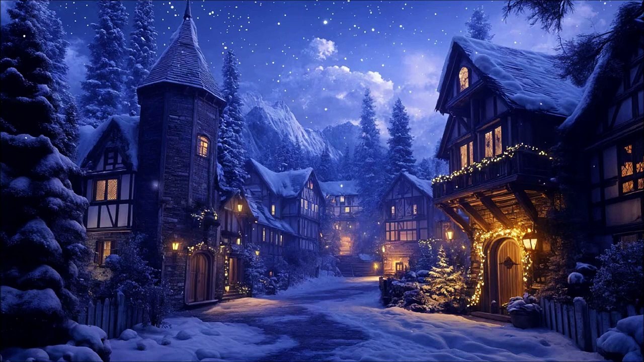 Medieval Christmas 🌍Music 🎧 Village of Lights | Celtic, Wintermedieval-christmas-music.