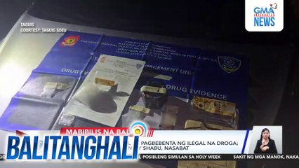 Lalaki, arestado dahil sa pagbebenta ng ilegal na droga; P700k halaga ng umano'y shabu, nasabat | Balitanghali