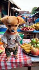 The poor puppy was made fun of by his friends, see for yourself