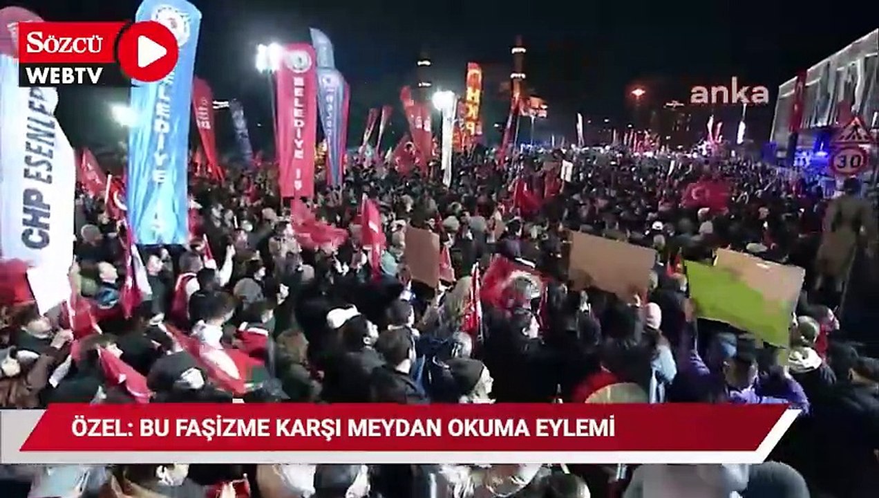 Özgür Özel: Bu faşizme karşı meydan okuma eylemi