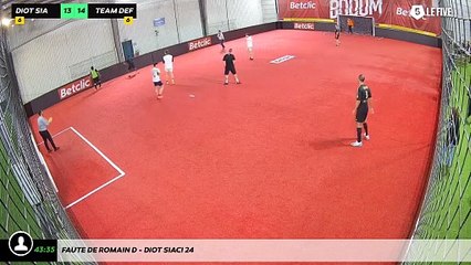 Faute de Romain D - Diot Siaci 24