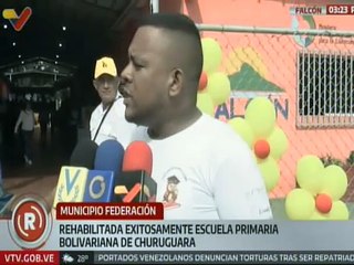 Falcón | Más de 400 estudiantes son beneficiados con rehabilitación de la E.P.B. de Churuguara