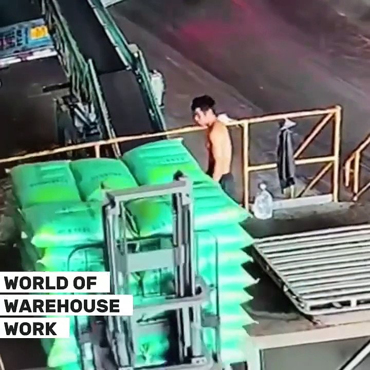 This worker keeps the line moving smoothly