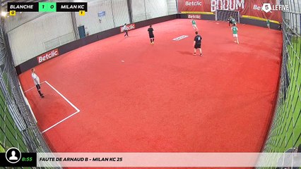 Faute de Arnaud B - Milan Kc 25