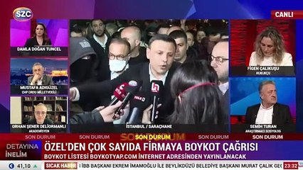 Özgür Özel'in konuşması bitti, polisler biber gazı sıktı