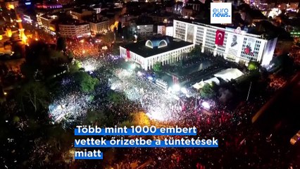 Tüntetéshullámot váltott ki az isztambuli polgármester letartóztatása Törökországban