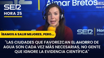 Inés Hernand: "El voto a favor de ciudades que favorezcan el ahorro de agua es cada vez más necesario"